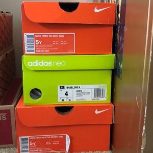 THREEE PAIRS OF SNEAKERS